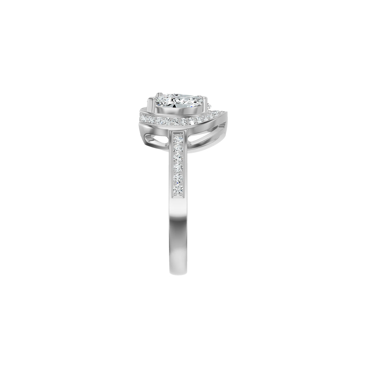 DLR002699 18 KT / White Gold / 18