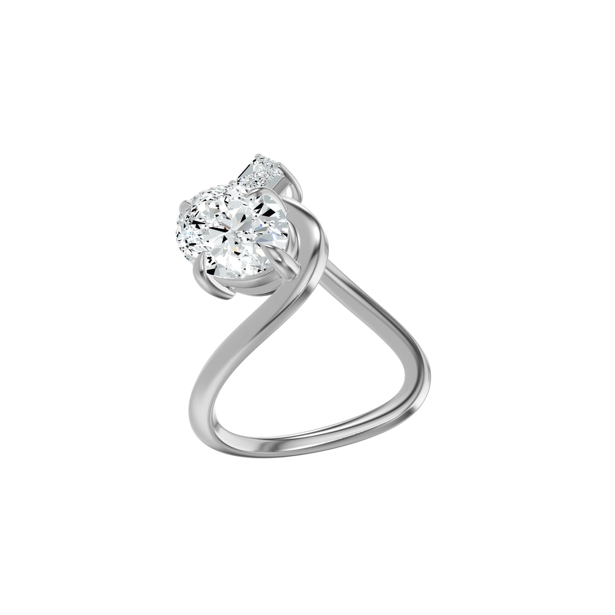 DLR002700 18 KT / White Gold / 18