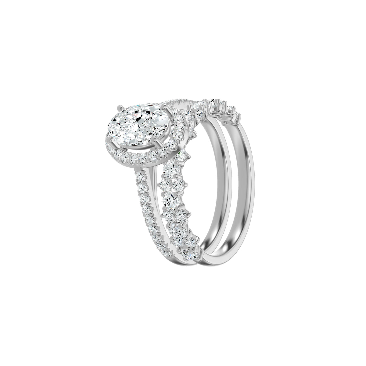 DLR002701 18 KT / White Gold / 18
