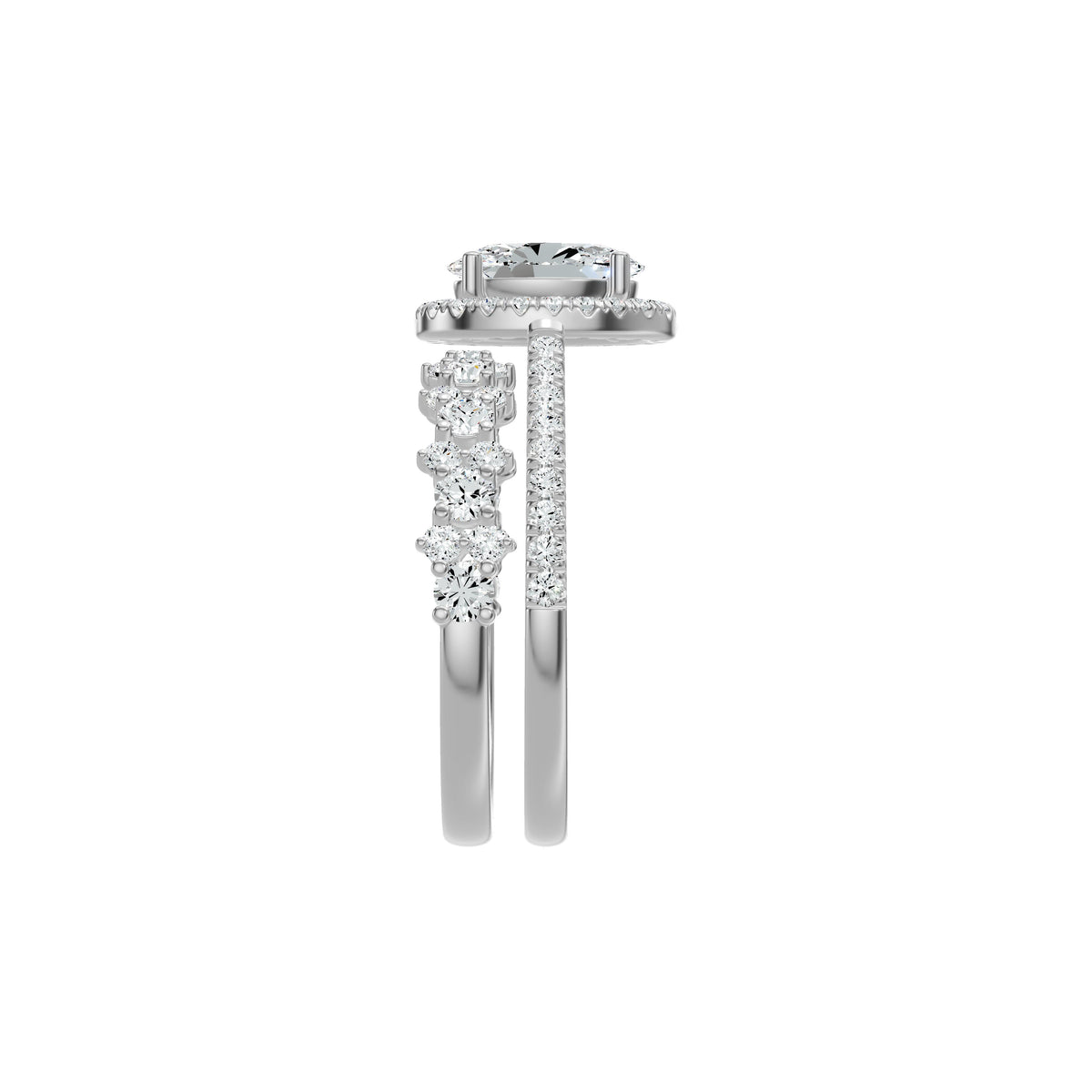 DLR002701 18 KT / White Gold / 18