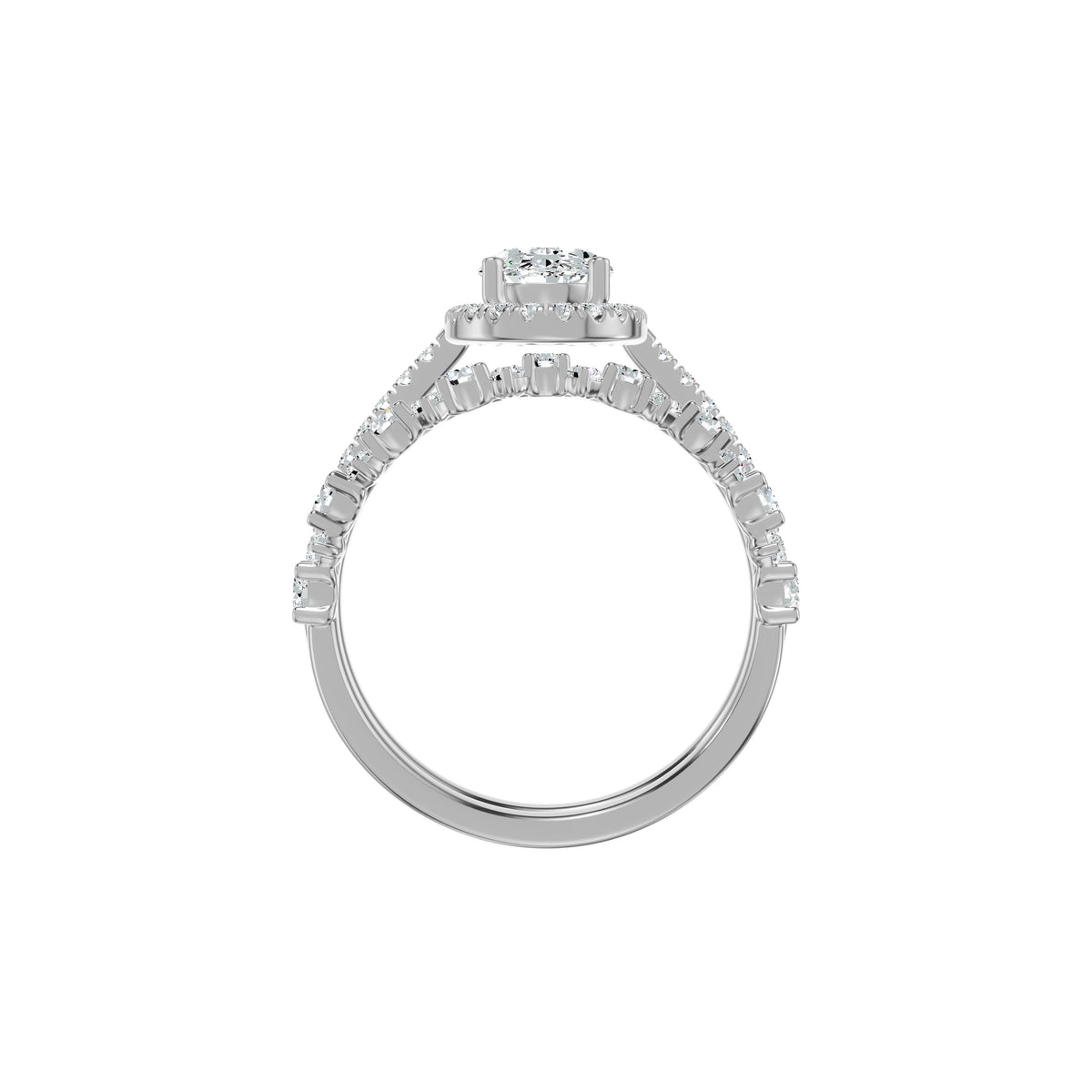 DLR002701 18 KT / White Gold / 18