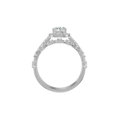 DLR002701 18 KT / White Gold / 18