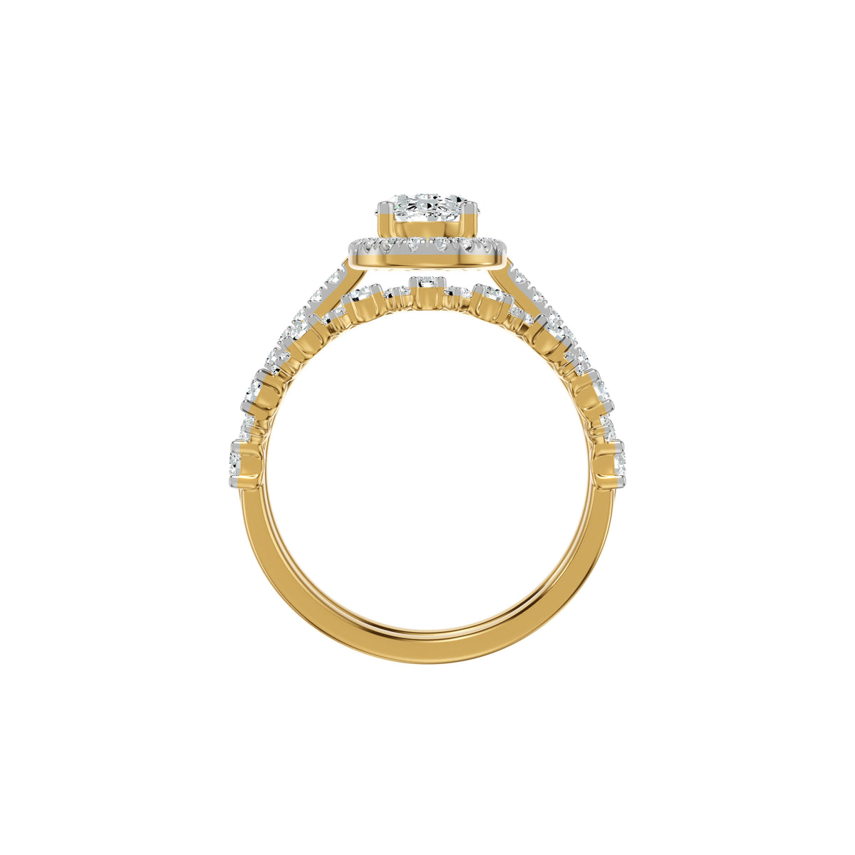 DLR002701 18 KT / Yellow Gold / 18