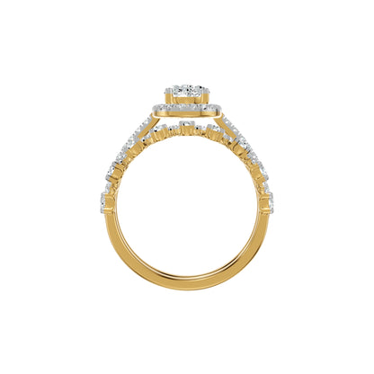 DLR002701 18 KT / Yellow Gold / 18