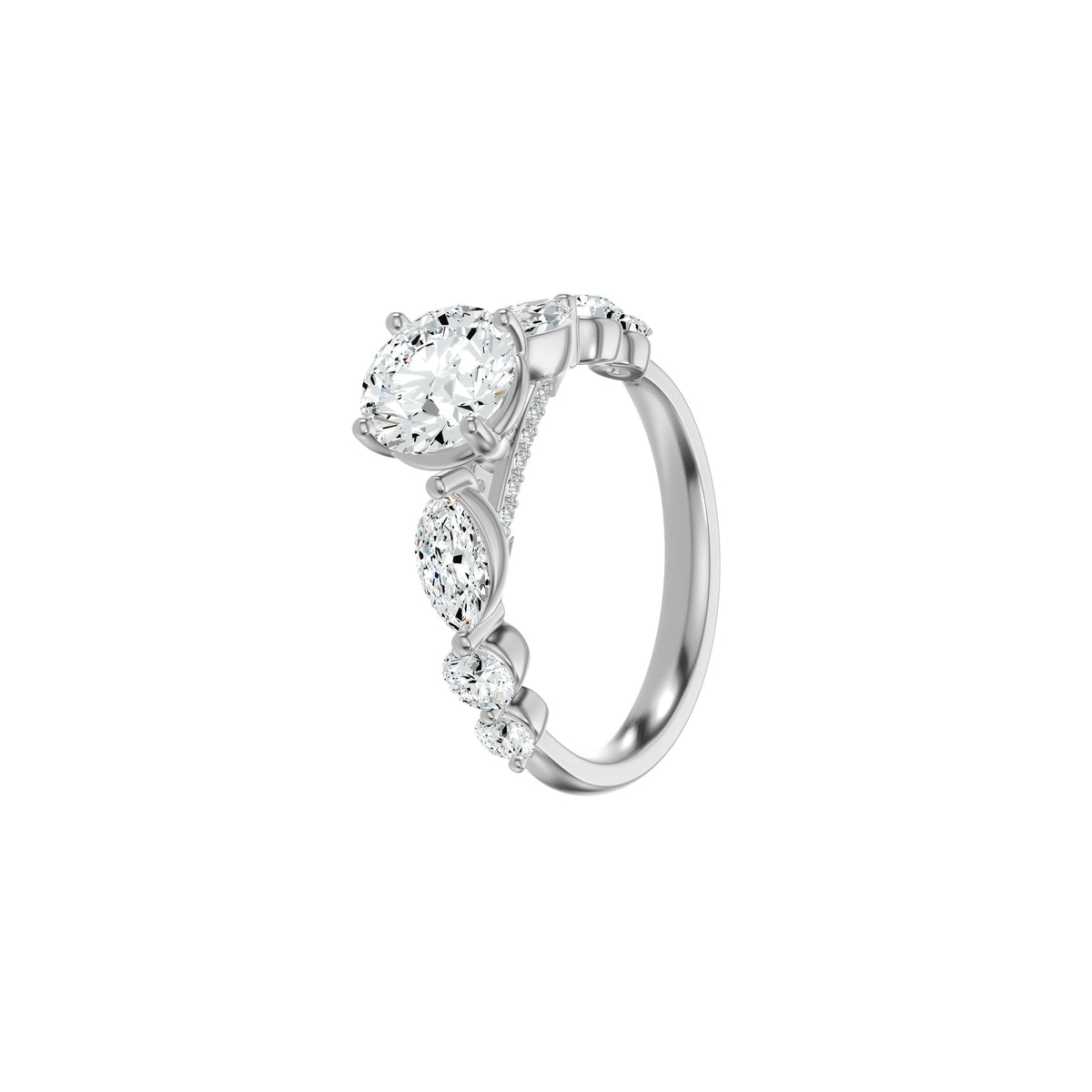 DLR002702 18 KT / White Gold / 18