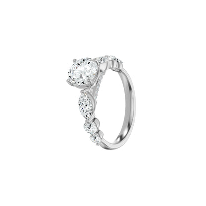 DLR002702 18 KT / White Gold / 18