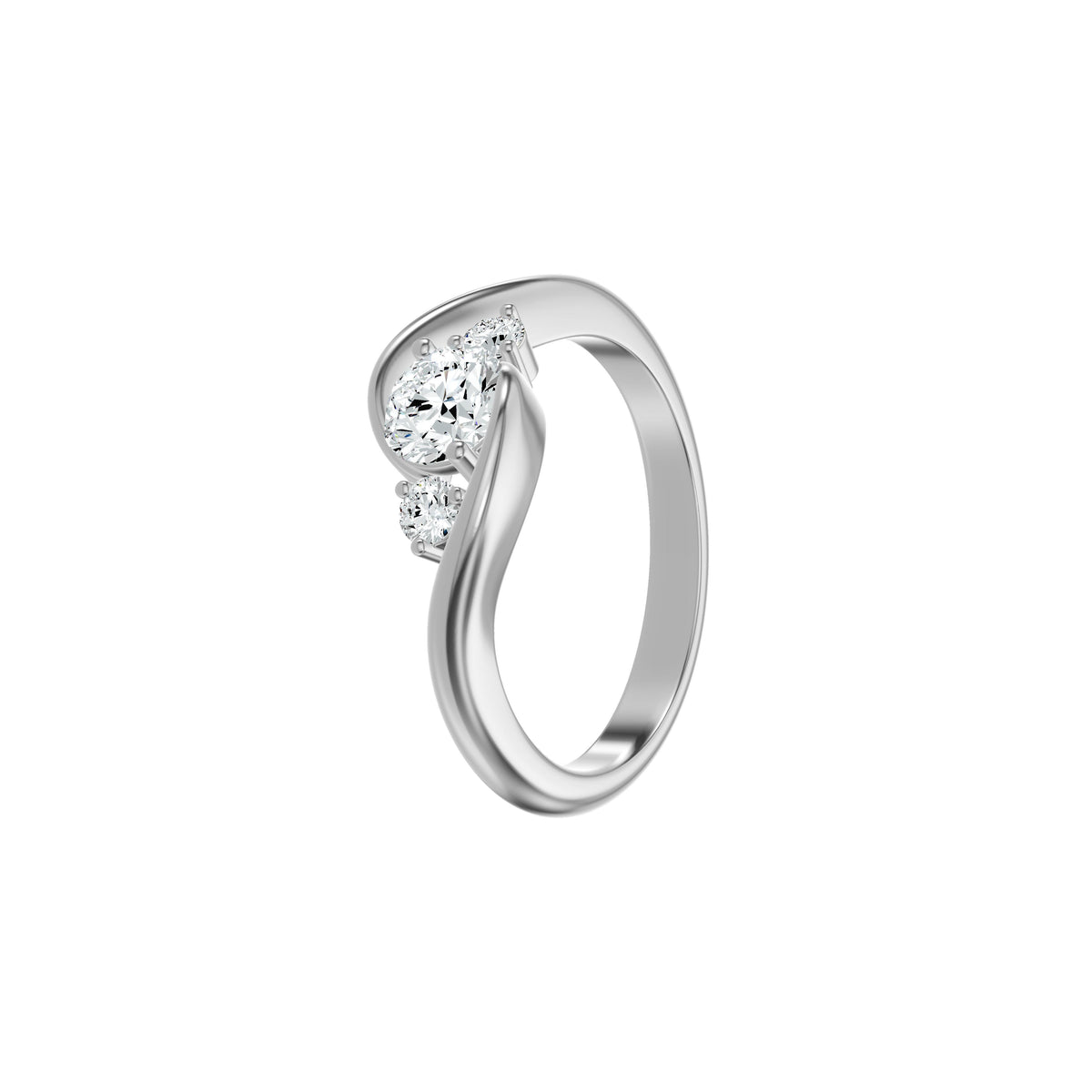 DLR002777 18 KT / White Gold / 18
