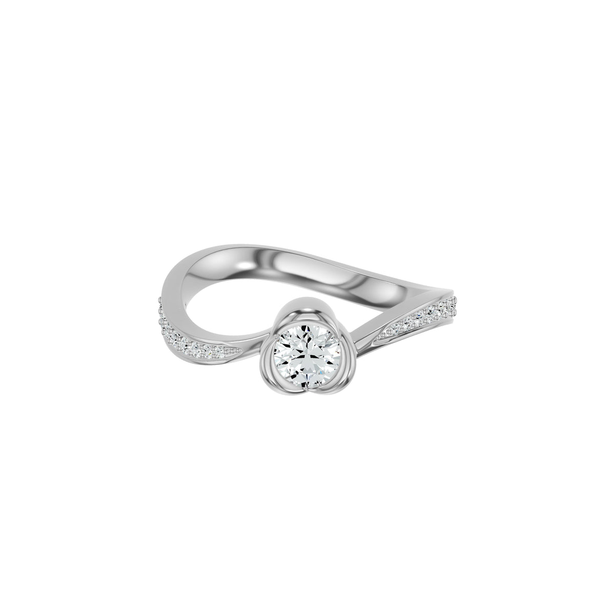 DLR002778 18 KT / White Gold / 18