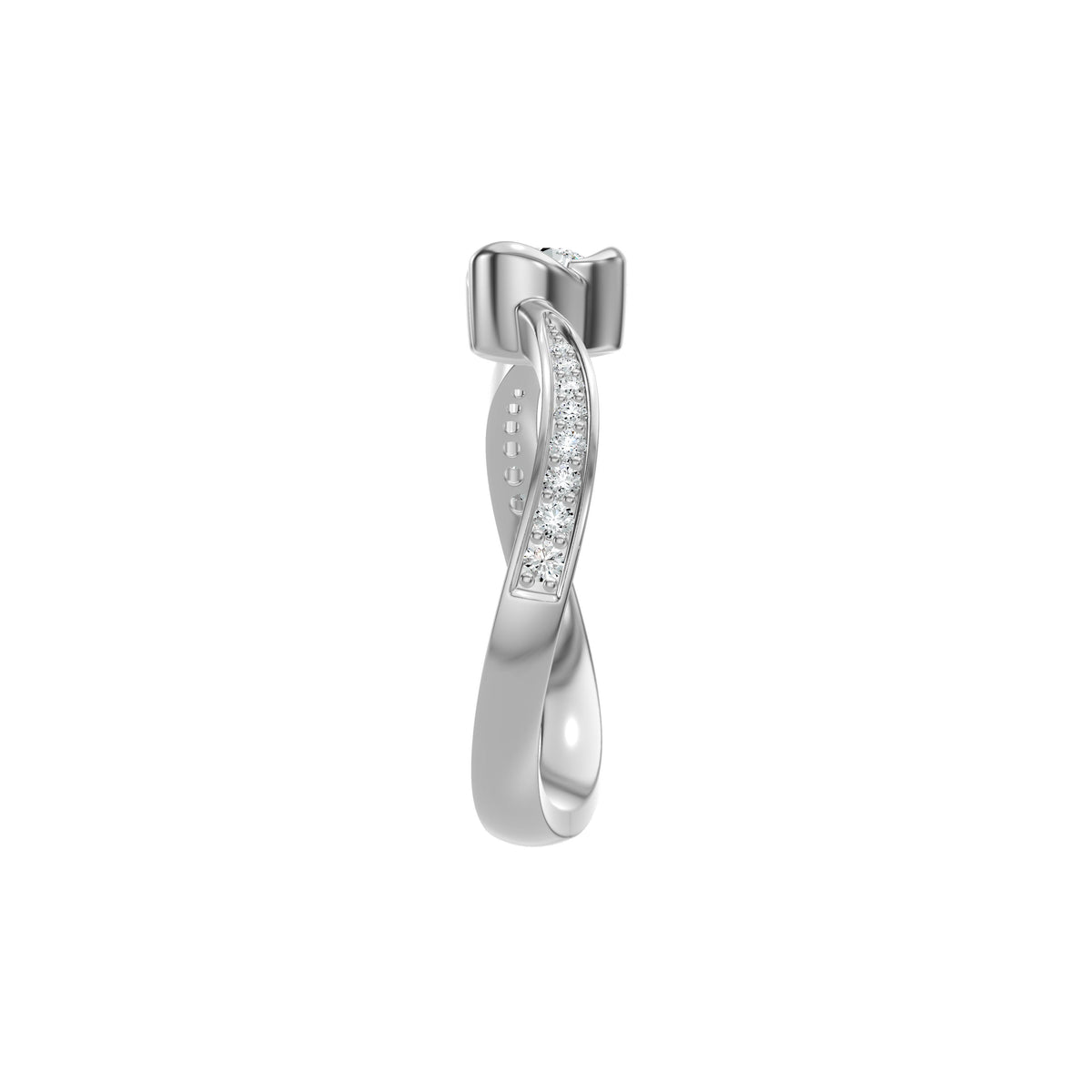 DLR002778 18 KT / White Gold / 18