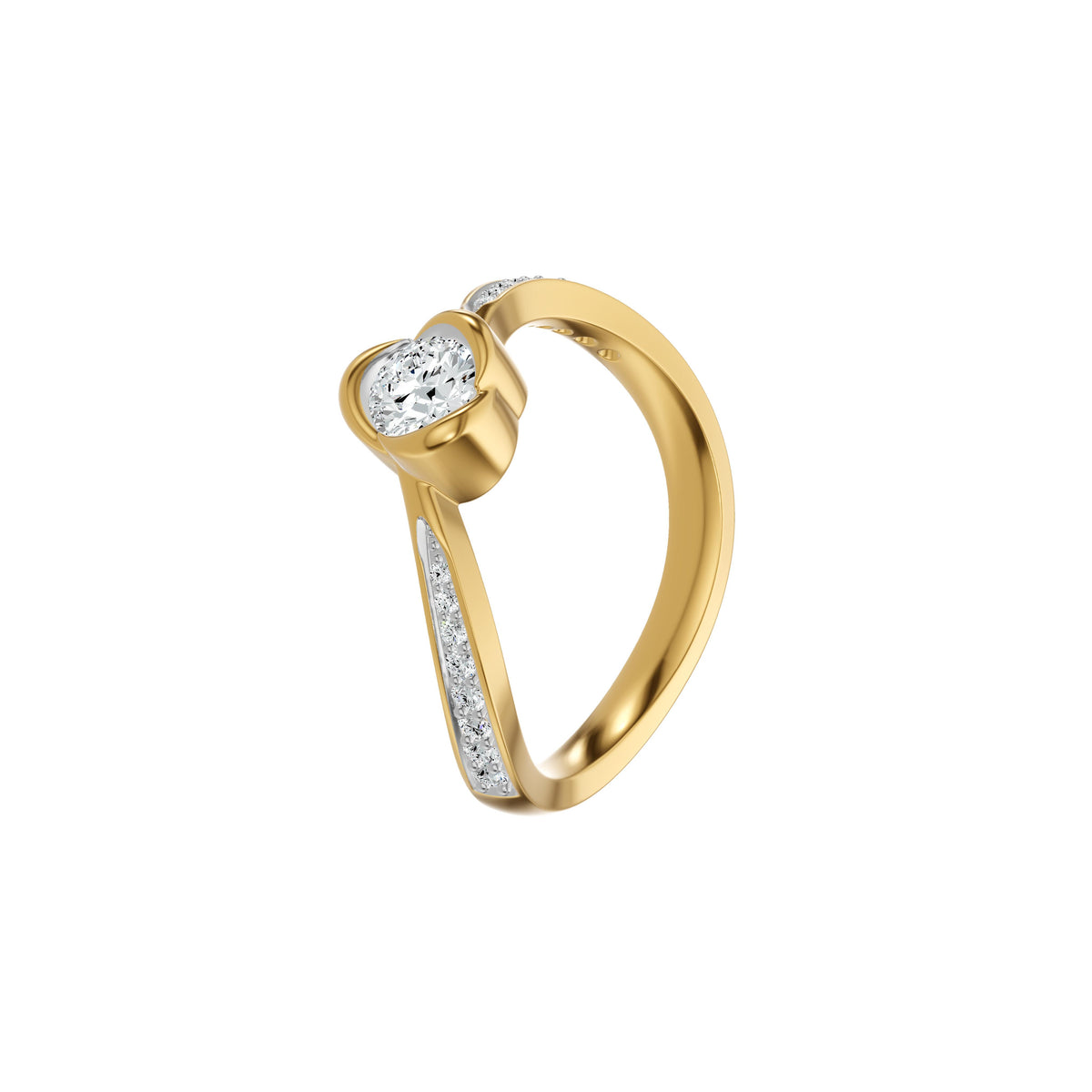 DLR002778 18 KT / Yellow Gold / 18