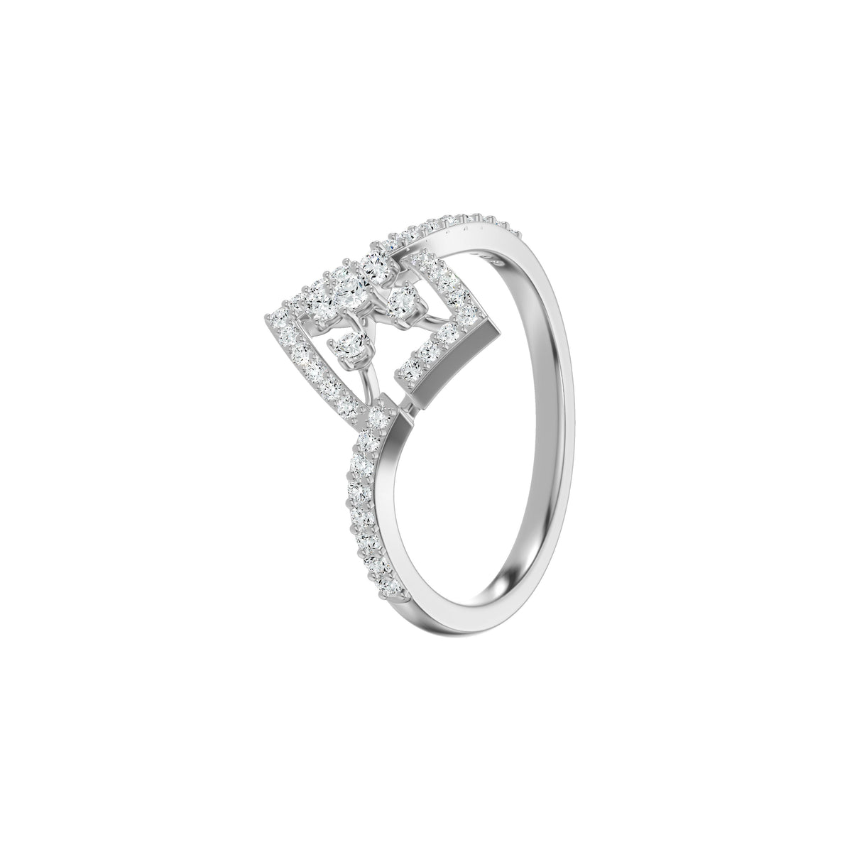 DLR002780 18 KT / White Gold / 18