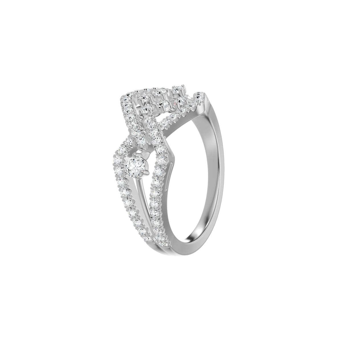 DLR002781 18 KT / White Gold / 18