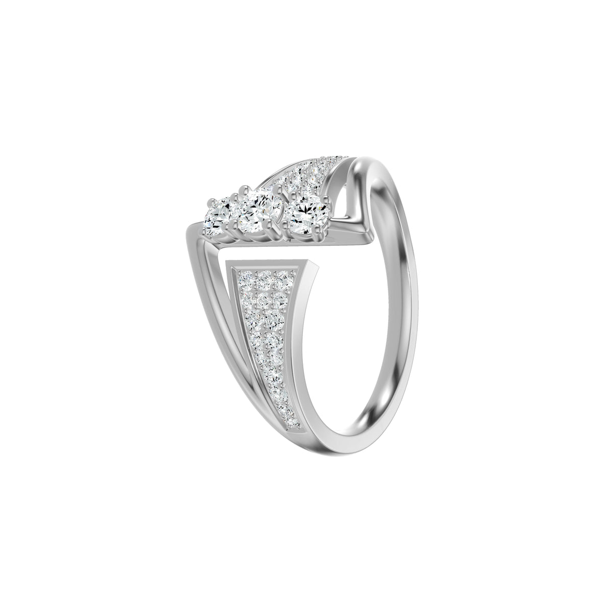 DLR002785 18 KT / White Gold / 18