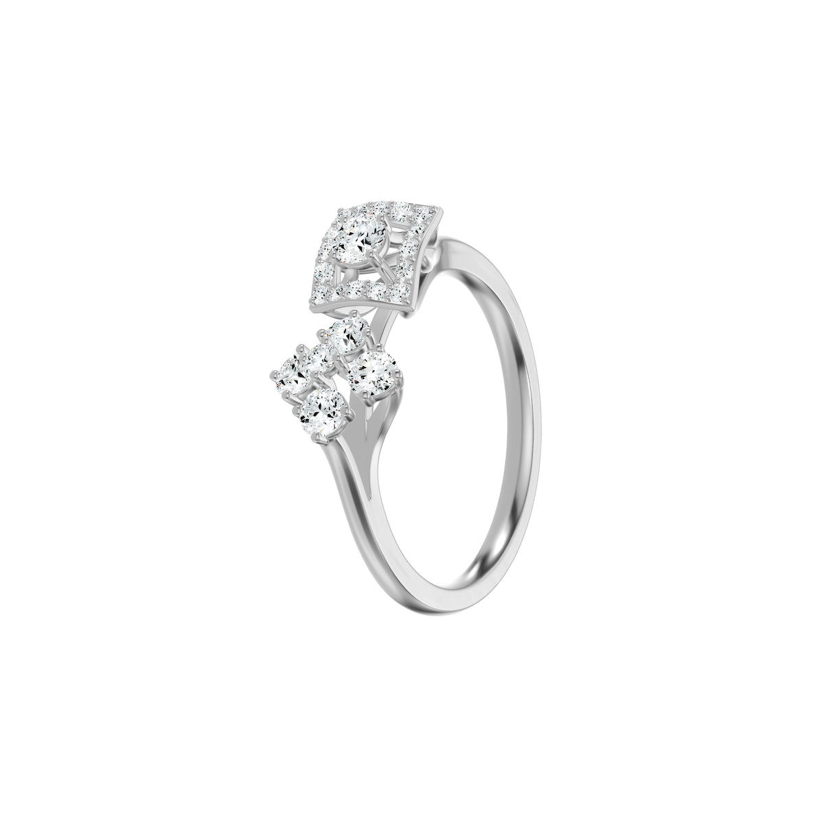 DLR002786 18 KT / White Gold / 18