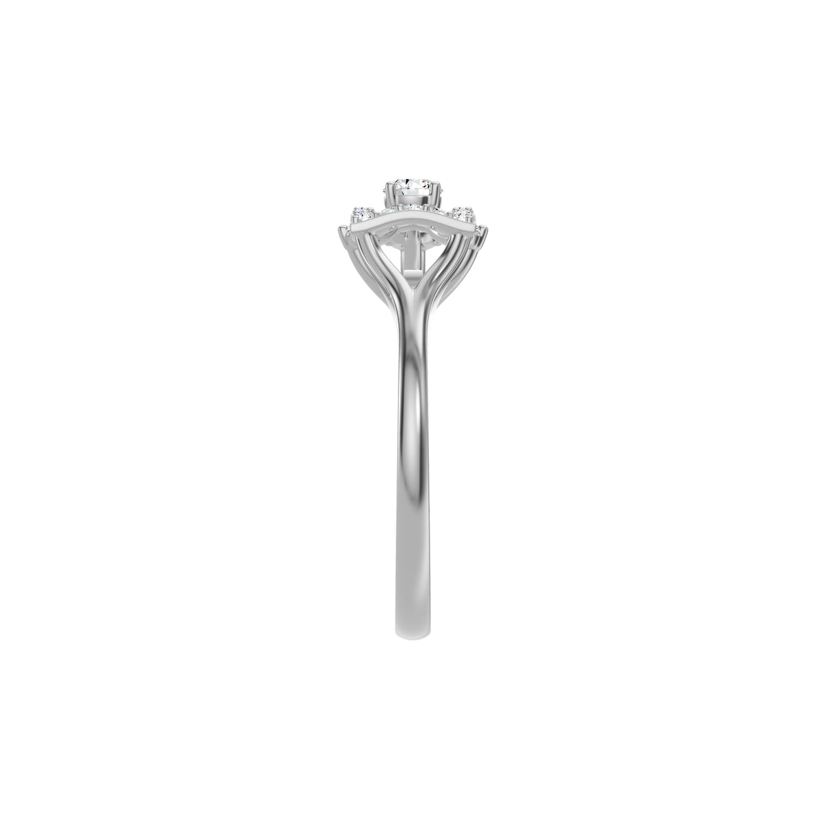 DLR002786 18 KT / White Gold / 18