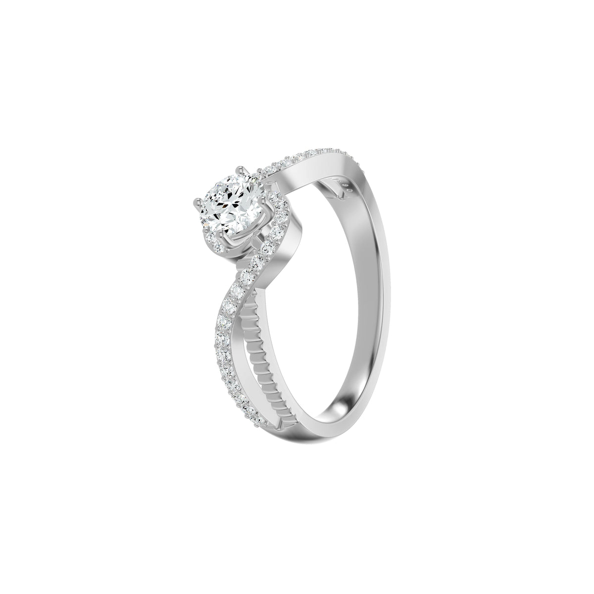 DLR002787 18 KT / White Gold / 18