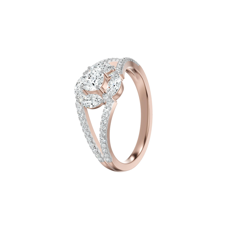 DLR002788 18 KT / Rose Gold / 18