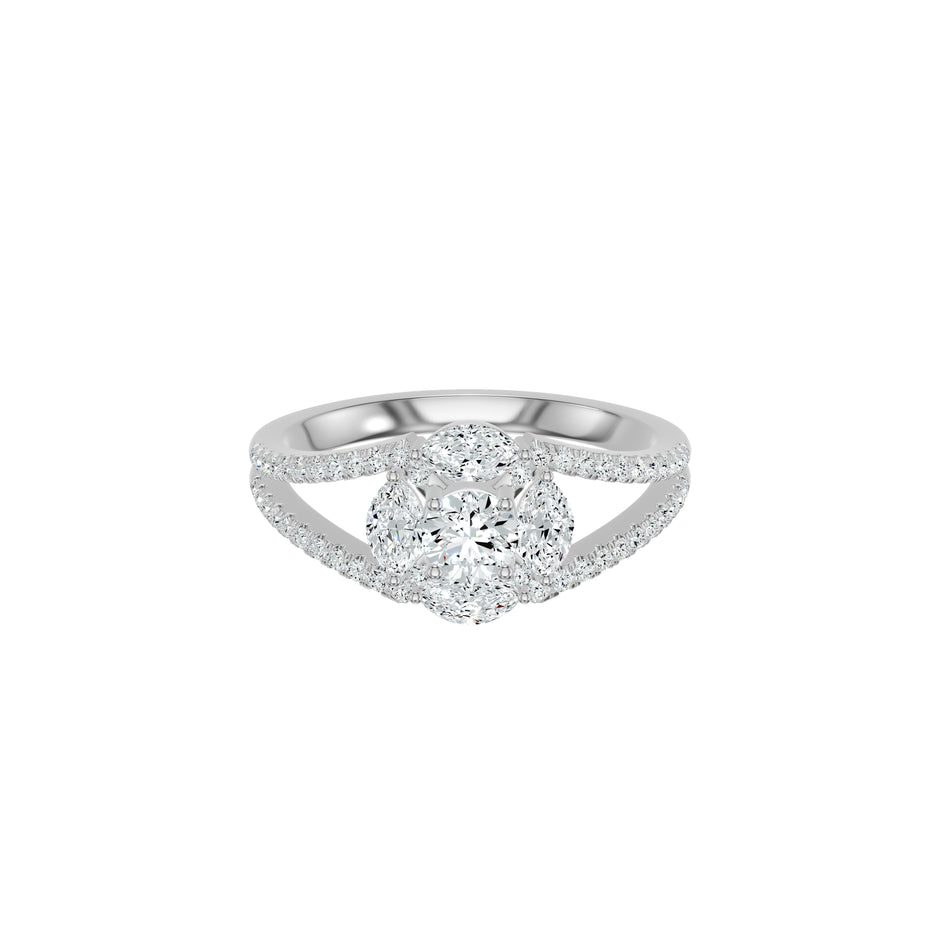 DLR002788 18 KT / White Gold / 18