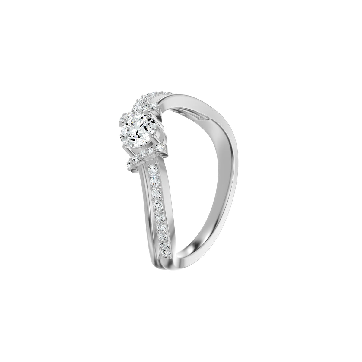 DLR002789 18 KT / White Gold / 18