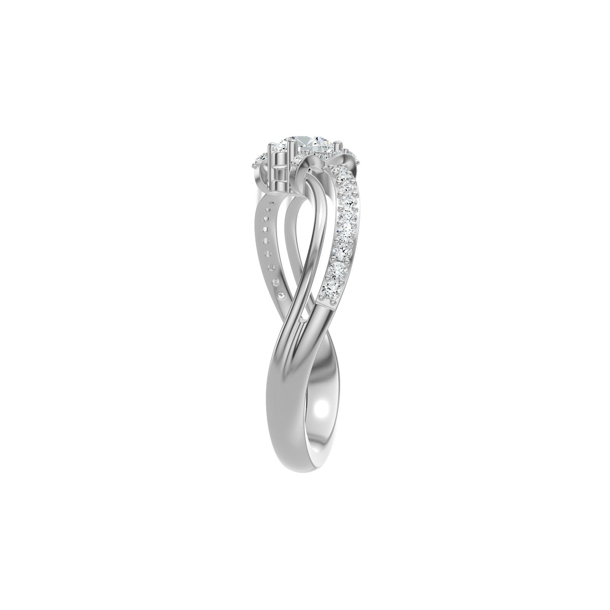 DLR002789 18 KT / White Gold / 18