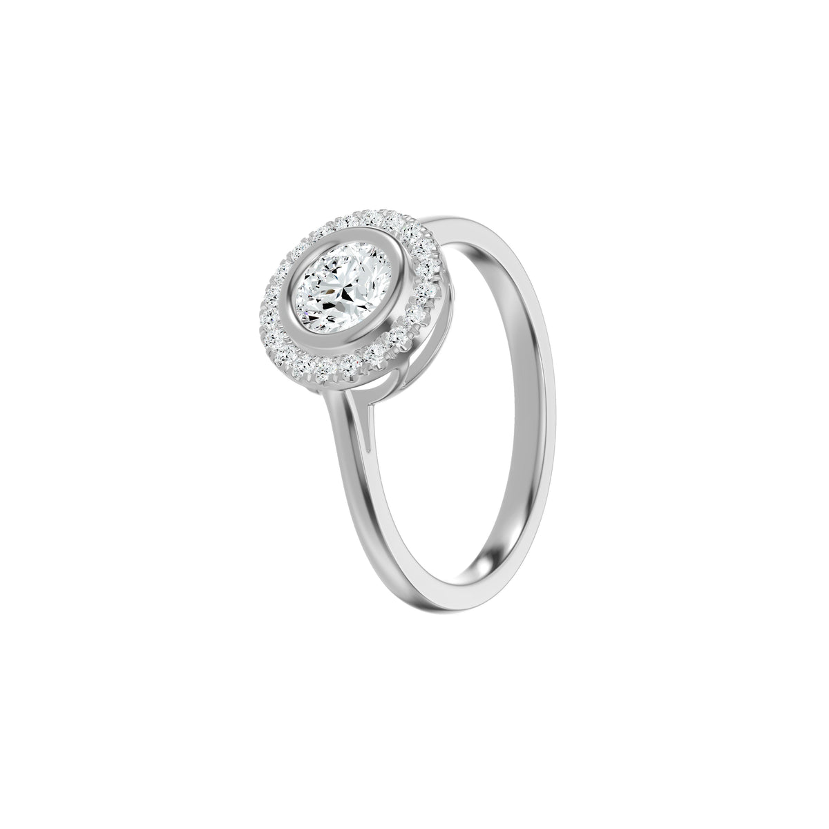 DLR002792 18 KT / White Gold / 18