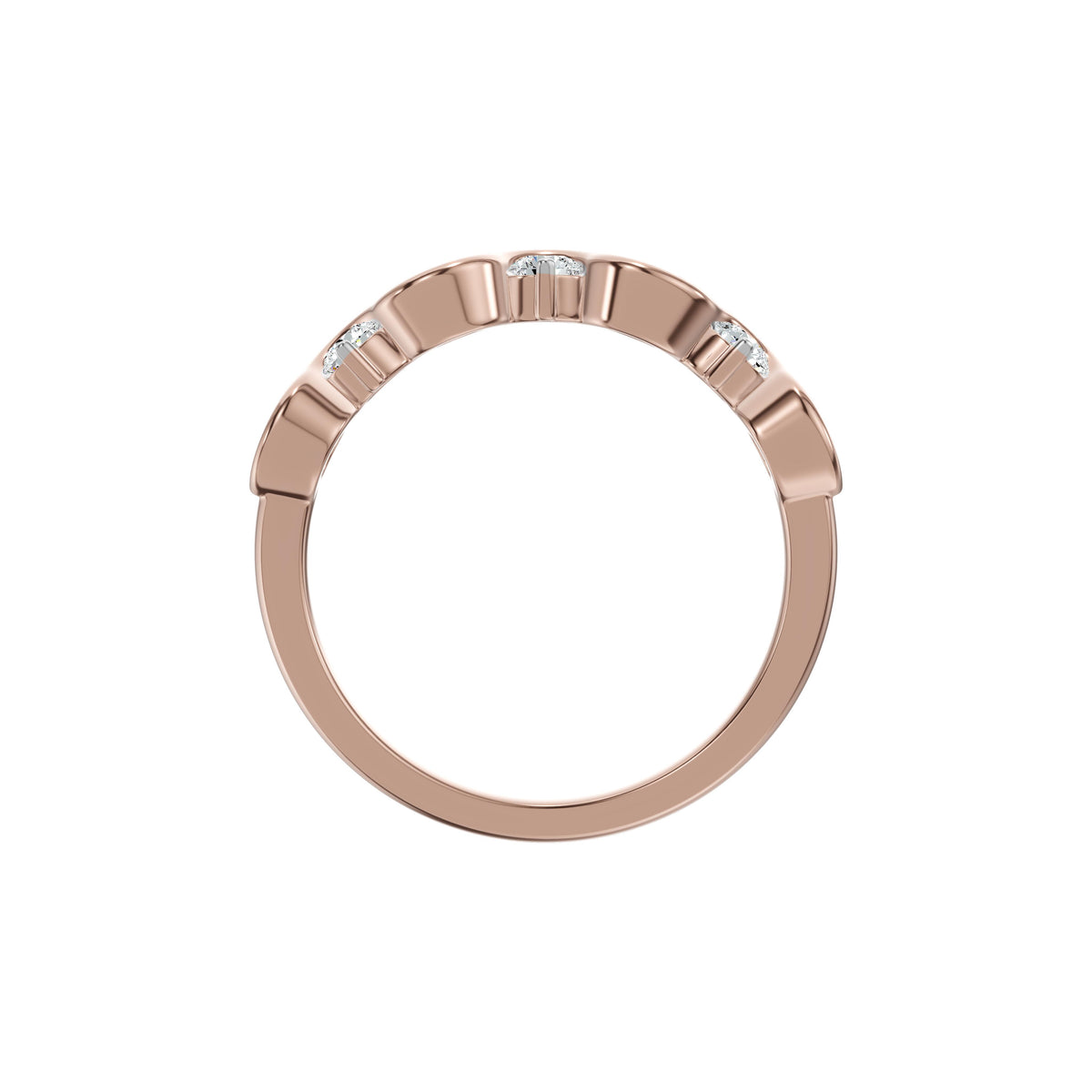 DLR002793 18 KT / Rose Gold / 18