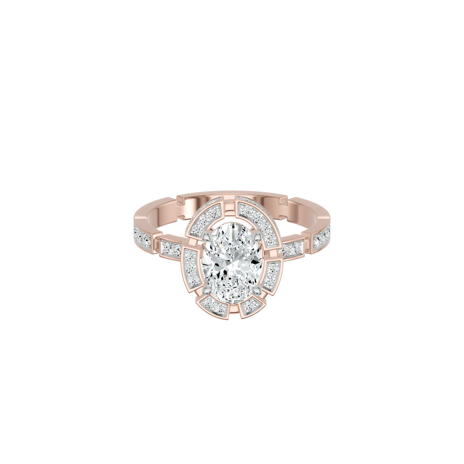 DLR002796 18 KT / Rose Gold / 18