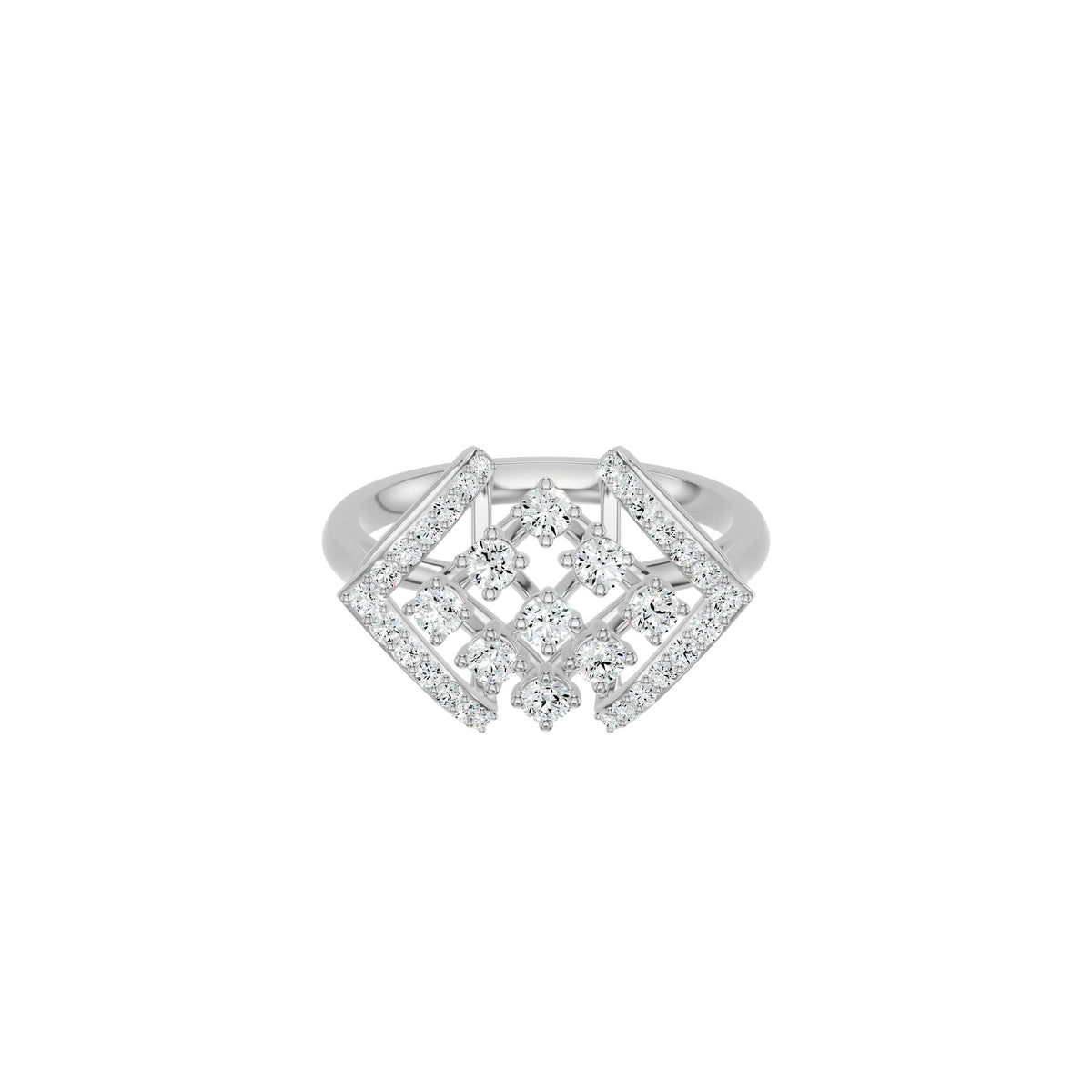 DLR002803 18 KT / White Gold / 18