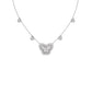Golden Butterfly Fashion Diamond Necklace