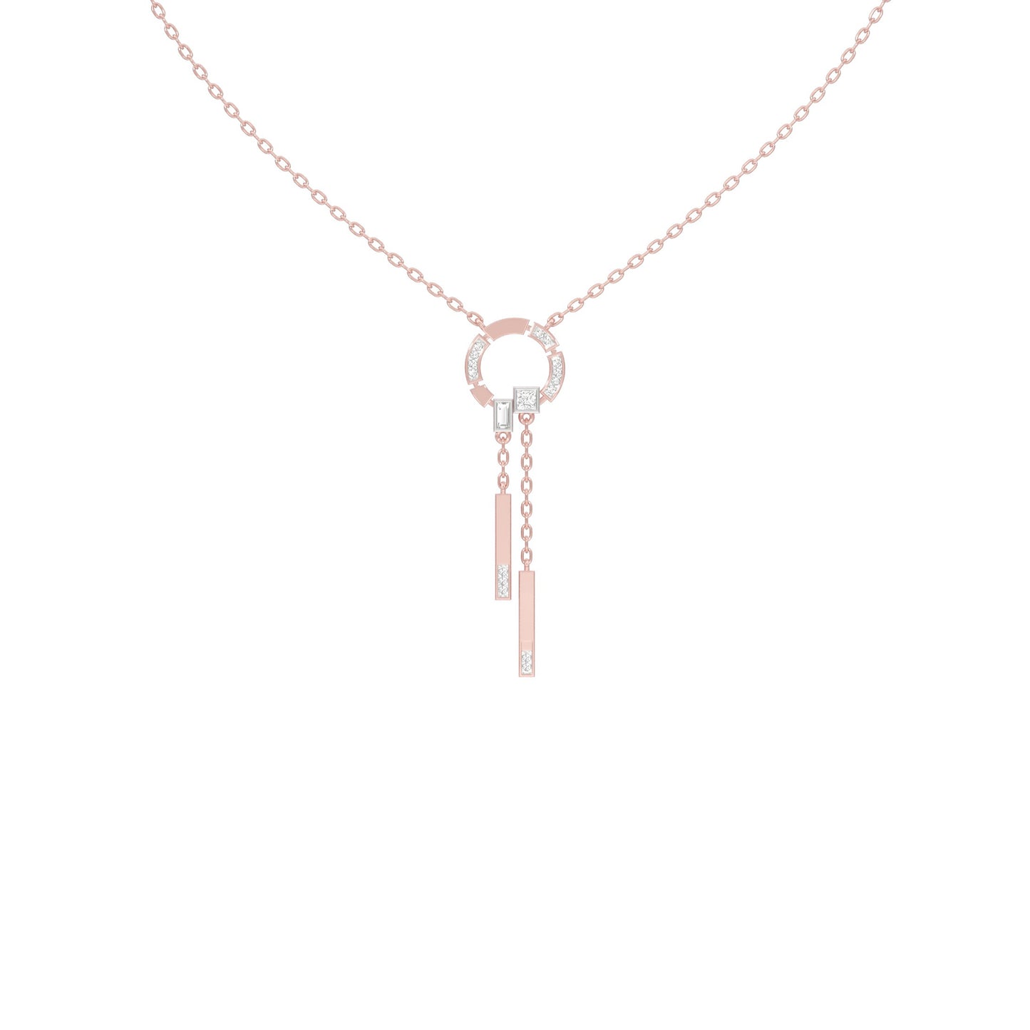 Keynote Y Diamond Necklace