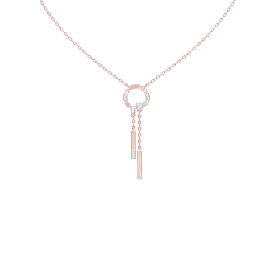 Keynote Y Diamond Necklace