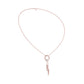 Keynote Y Diamond Necklace 18 KT / Rose Gold