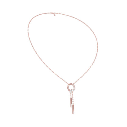 Keynote Y Diamond Necklace 18 KT / Rose Gold