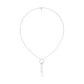 Keynote Y Diamond Necklace 18 KT / White Gold