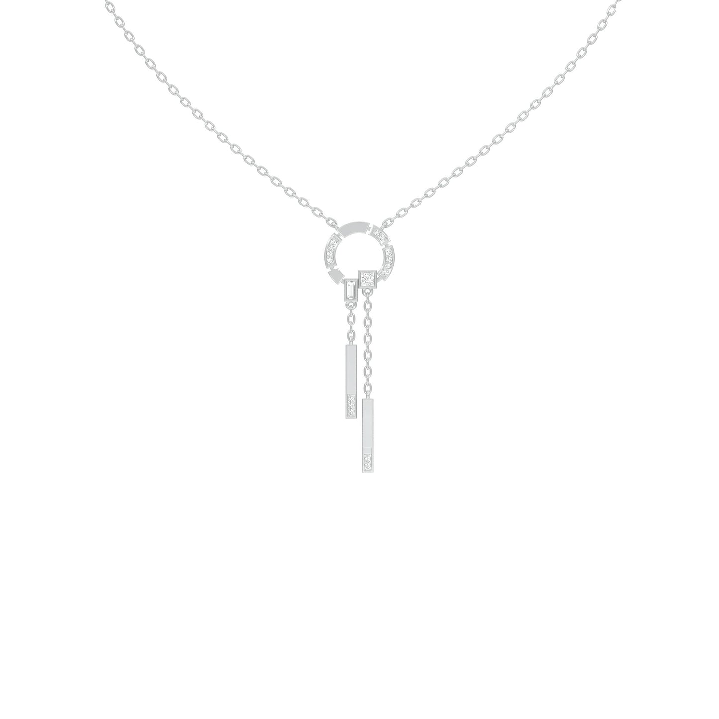 Keynote Y Diamond Necklace