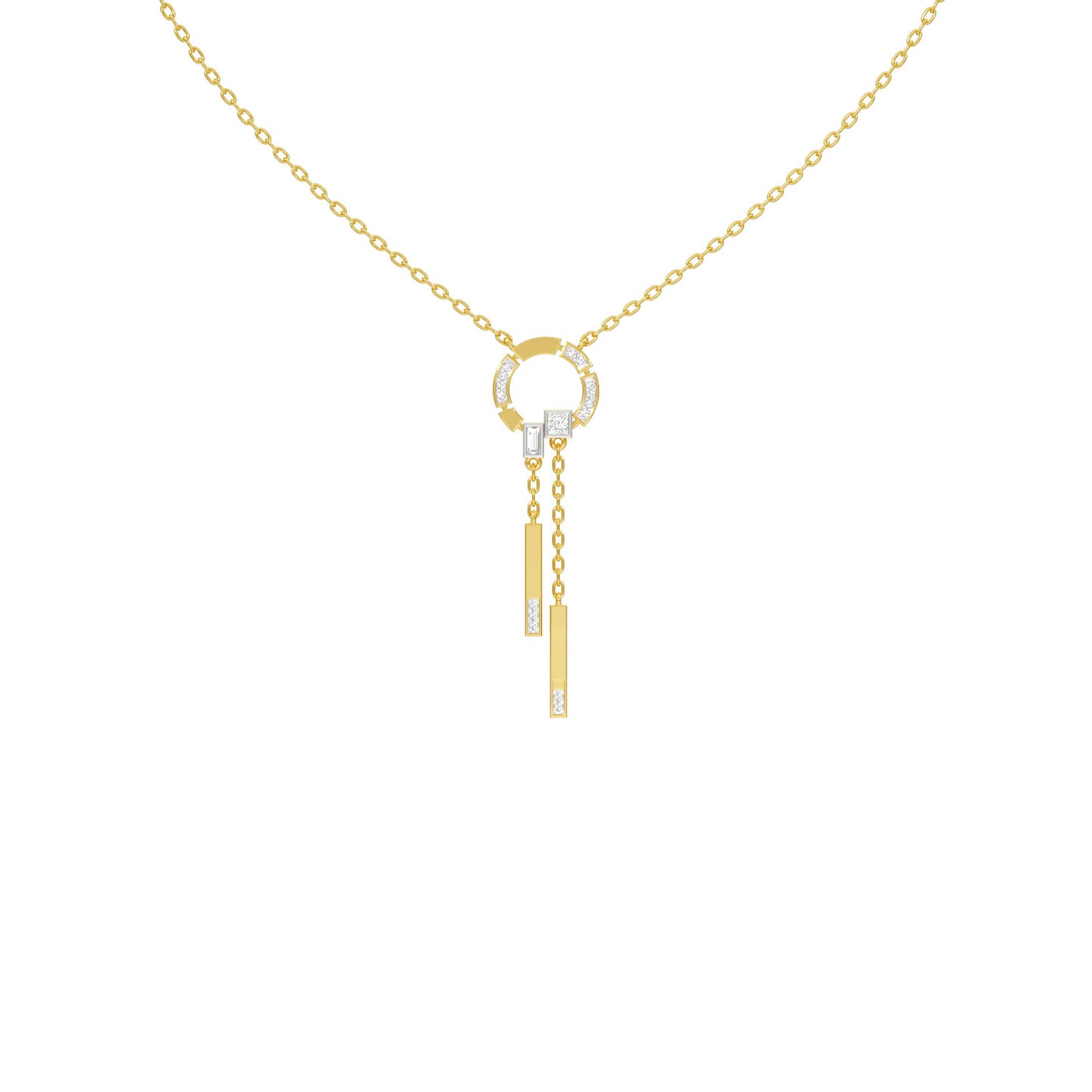 Keynote Y Diamond Necklace