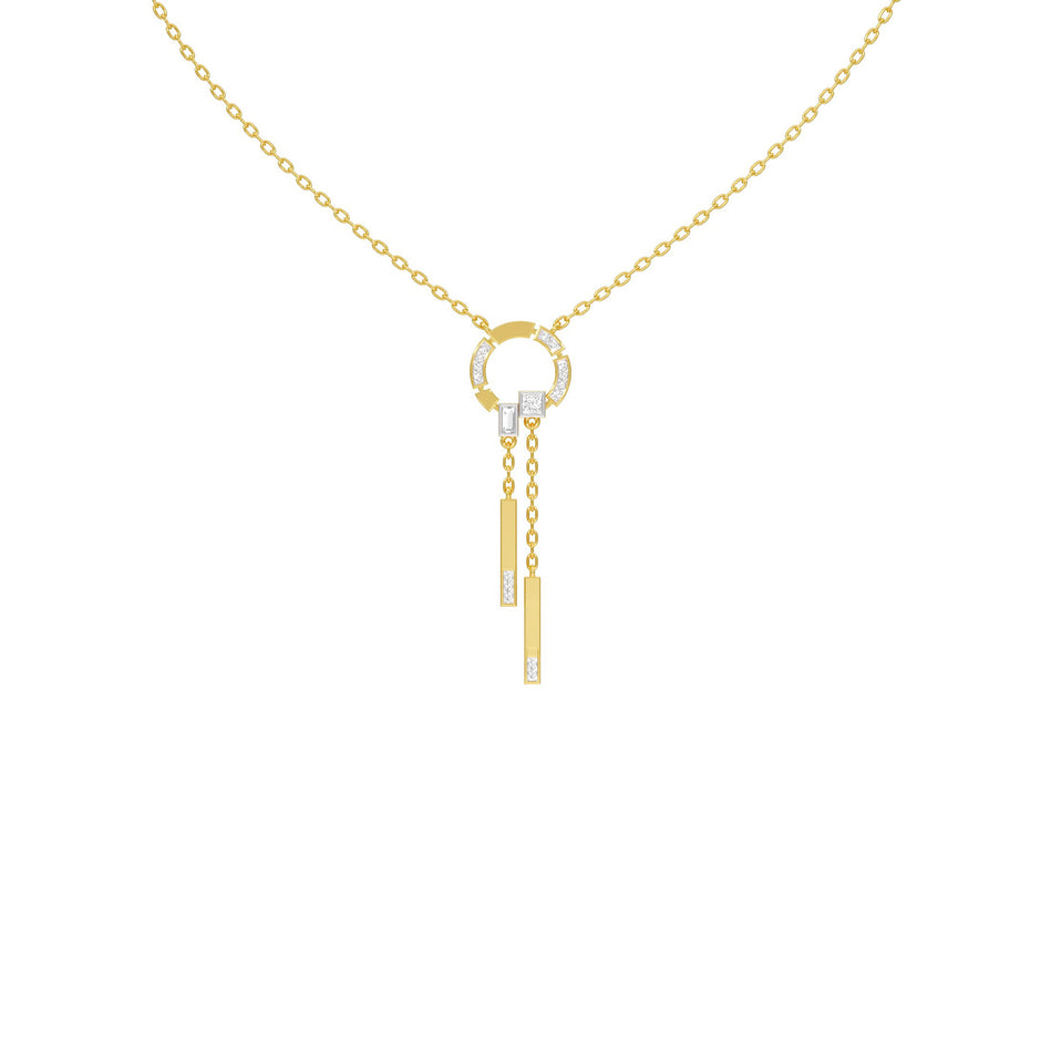 Keynote Y Diamond Necklace