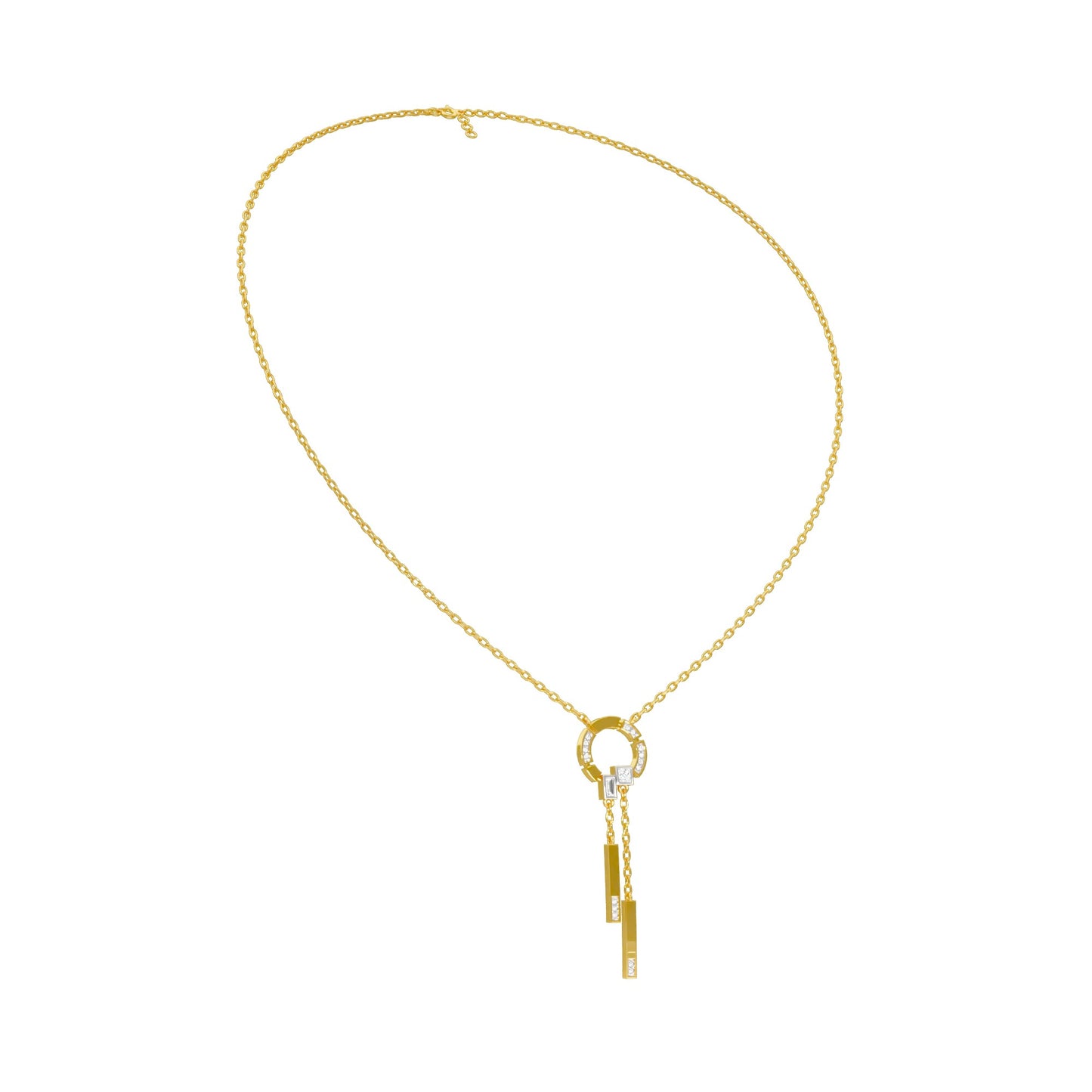 Keynote Y Diamond Necklace 18 KT / Yellow Gold