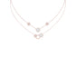 Soft Circular Motifs DIamond Necklace