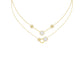 Soft Circular Motifs DIamond Necklace