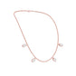 The Oval Kiss Diamond Necklace 18 KT / Rose Gold