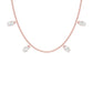 The Oval Kiss Diamond Necklace 18 KT / Rose Gold