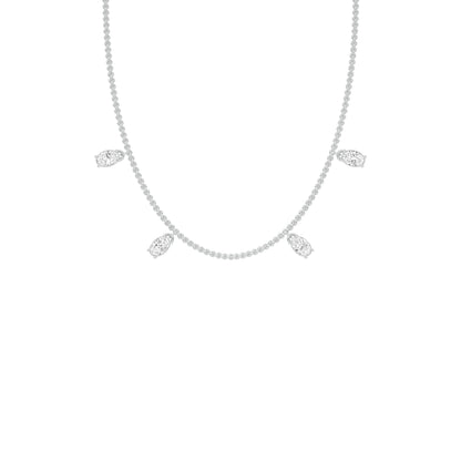 The Oval Kiss Diamond Necklace