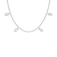 The Oval Kiss Diamond Necklace 18 KT / White Gold