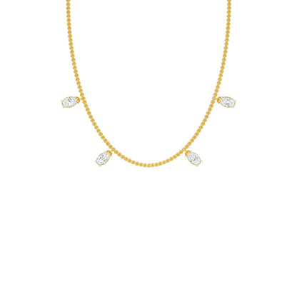 The Oval Kiss Diamond Necklace
