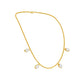 The Oval Kiss Diamond Necklace 18 KT / Yellow Gold