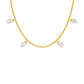 The Oval Kiss Diamond Necklace 18 KT / Yellow Gold