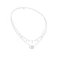 Double Layered Infinity Diamond Necklace