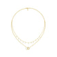 Double Layered Infinity Diamond Necklace