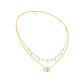 Double Layered Infinity Diamond Necklace